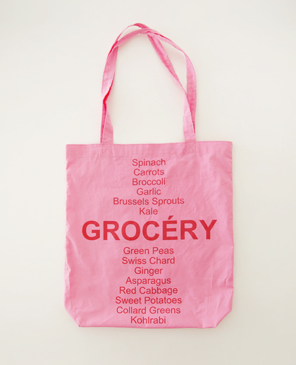 (B grade) Grocery bag (Pink)