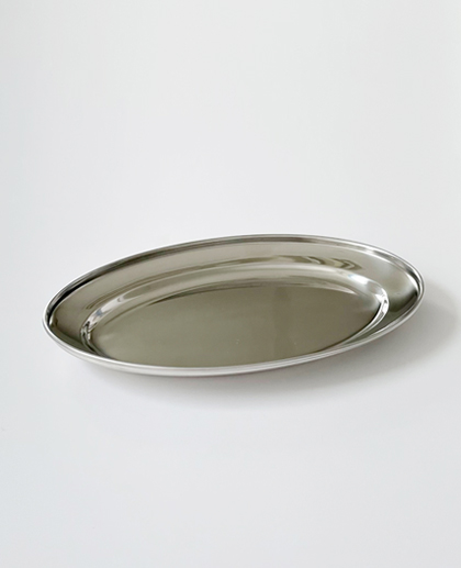 Stainless Oval Plate
