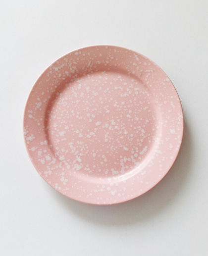 (50%) Weekend Plate Pink (round)